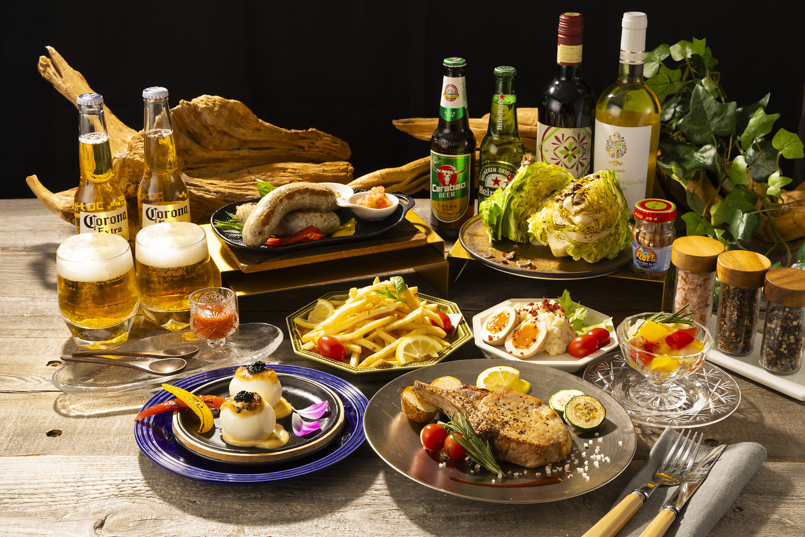 【大人のご褒美】薪火女子会プラン全7品（飲み放題付）